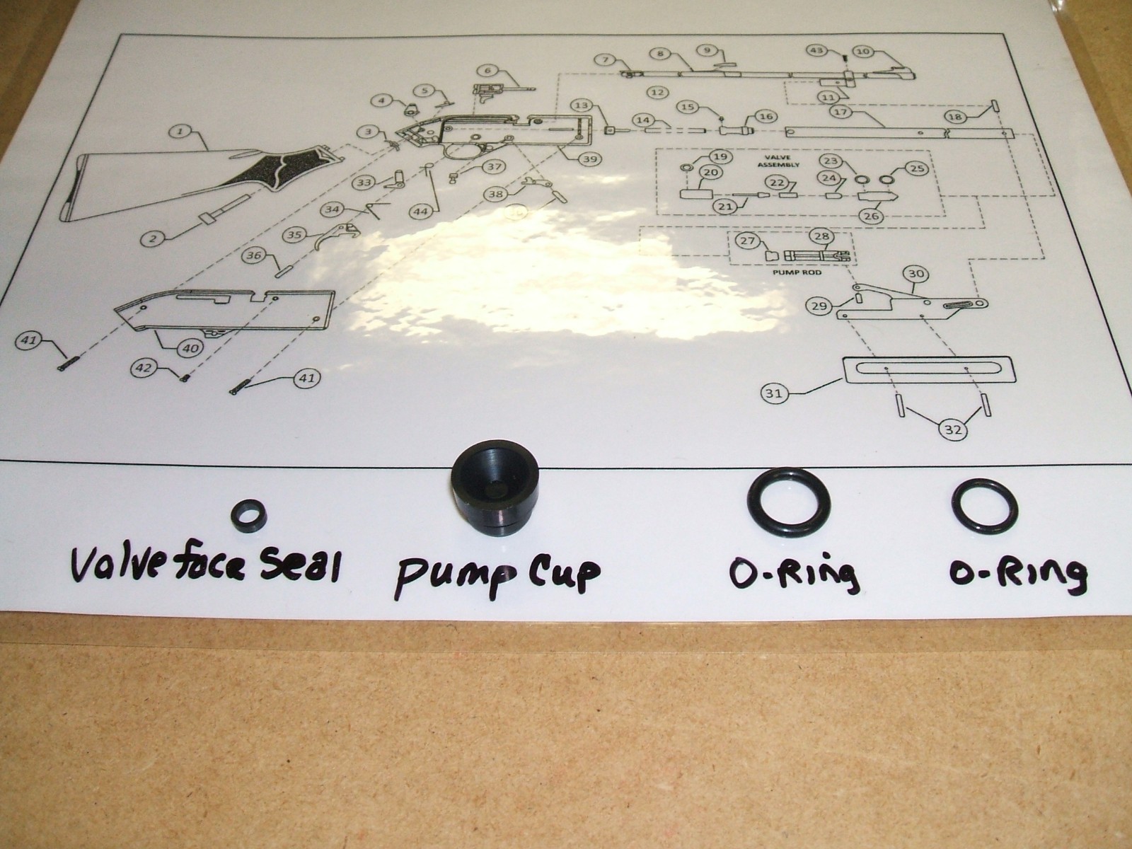 TUNE-UP REBUILD RESEAL O-RINGS SEAL KIT Crosman PumpMaster 760 Powermaster 66