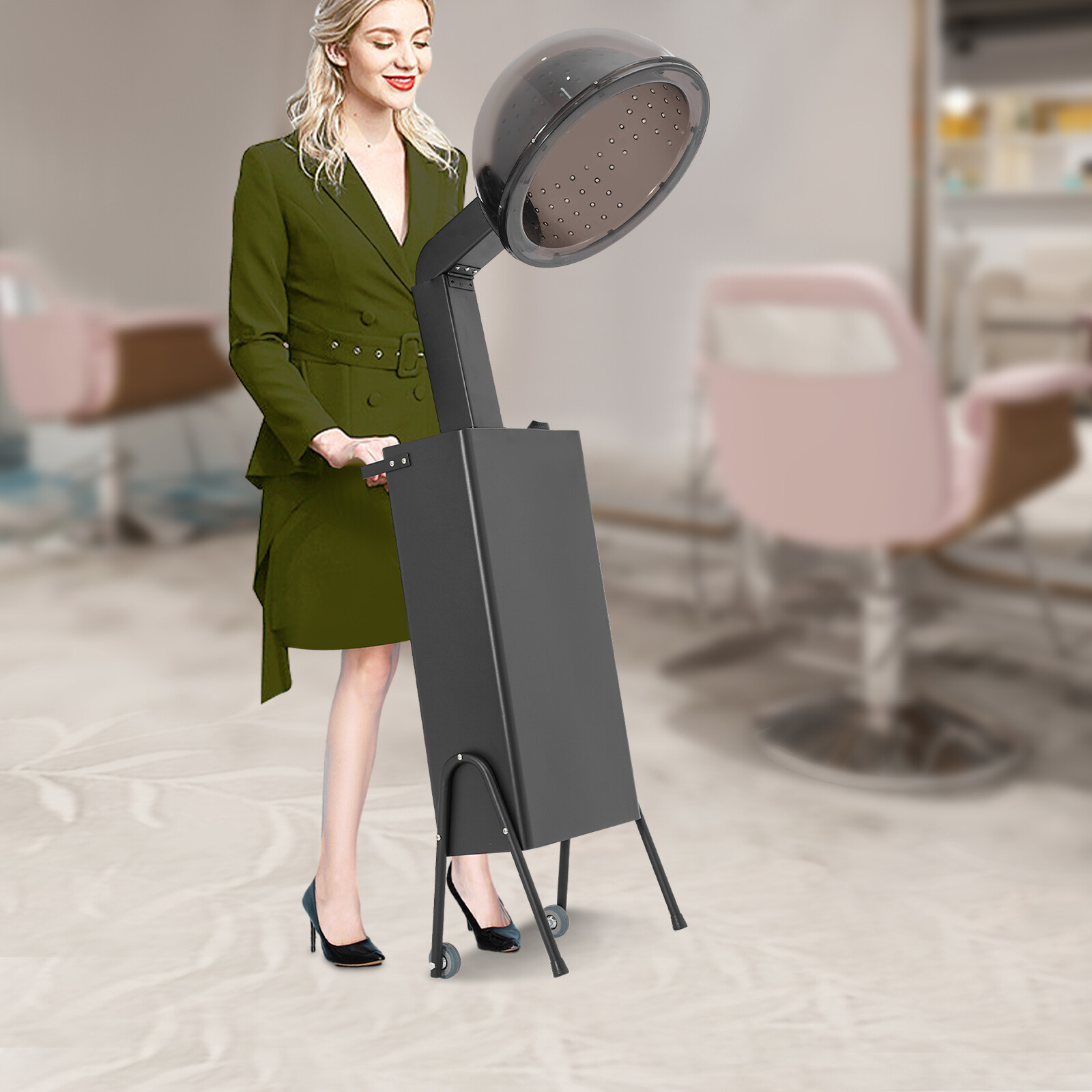 Hooded Conditioning Salon Hair Dryer Salon Hair Dryer Hair Dryer with Wheels