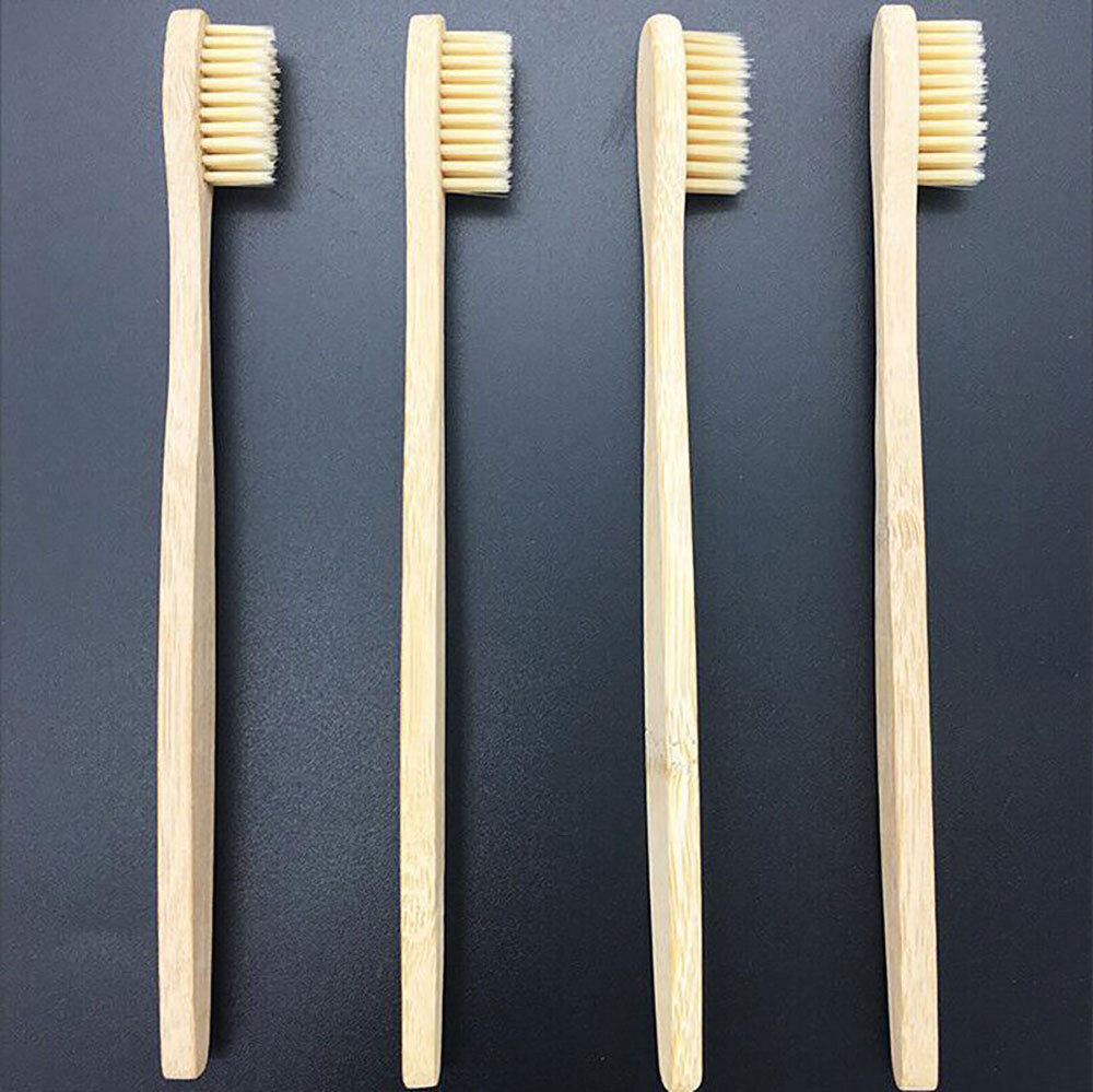 20Pcs/set Bamboo Toothbrush Natural Organic Medium BPA Free Soft Healthy Brush
