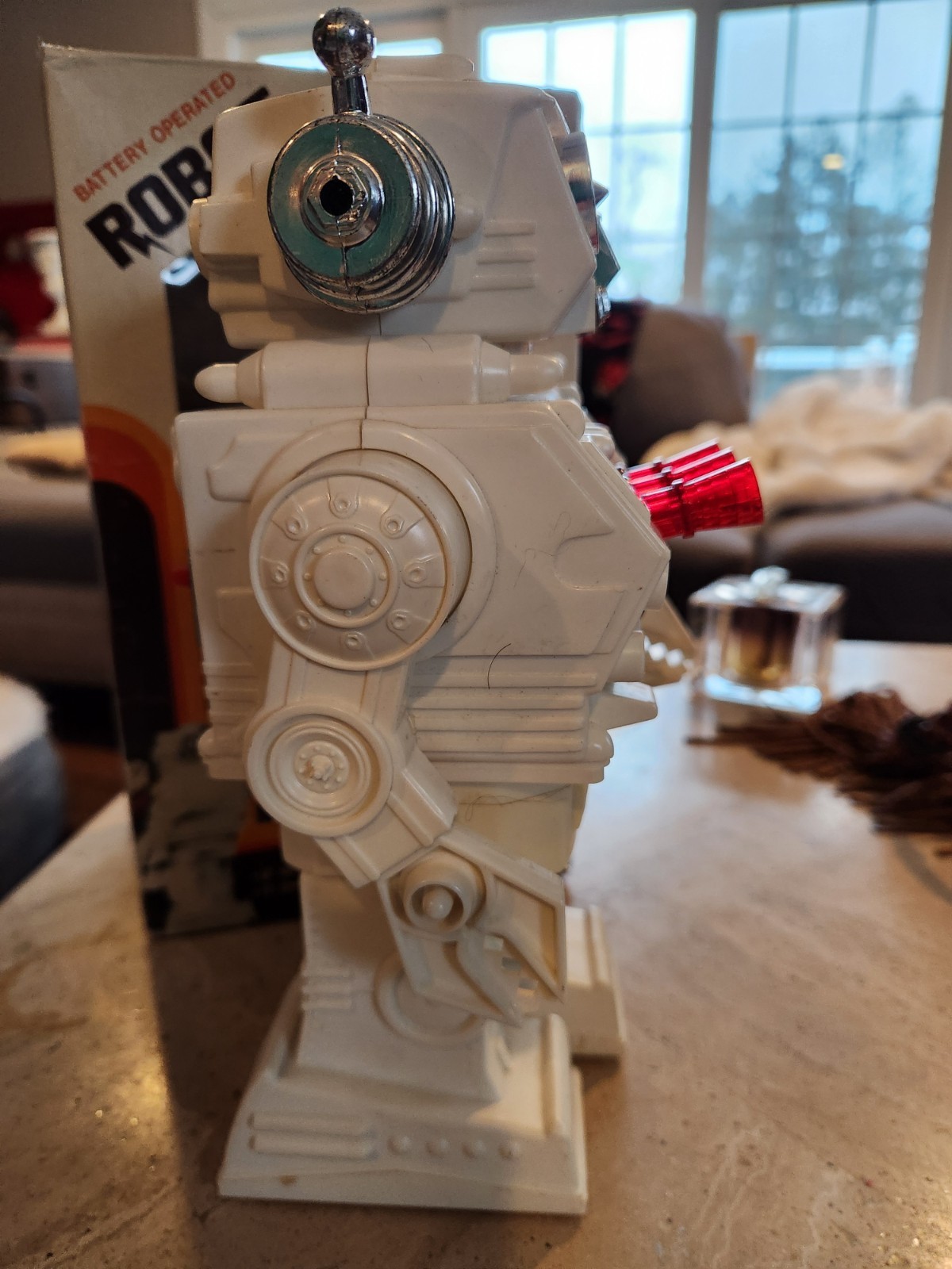 ROBOT BATTERY OPERATED STAR FIGHTER HORIKAWA VARIANT NEW BRIGHT SEE VIDEO