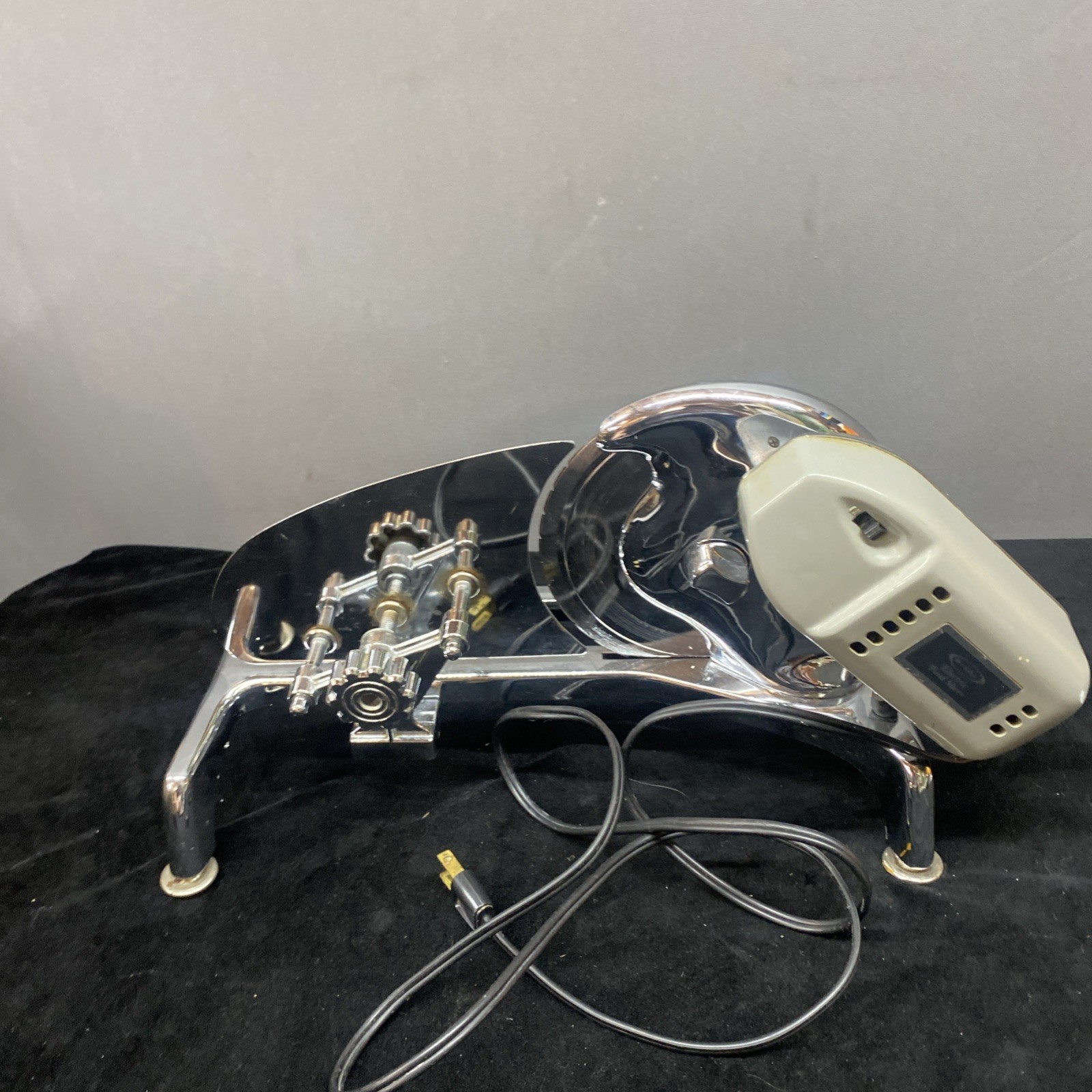 Rival Electric Food Slicer Chrome Metal Model 1101 Working Read Details Clean!