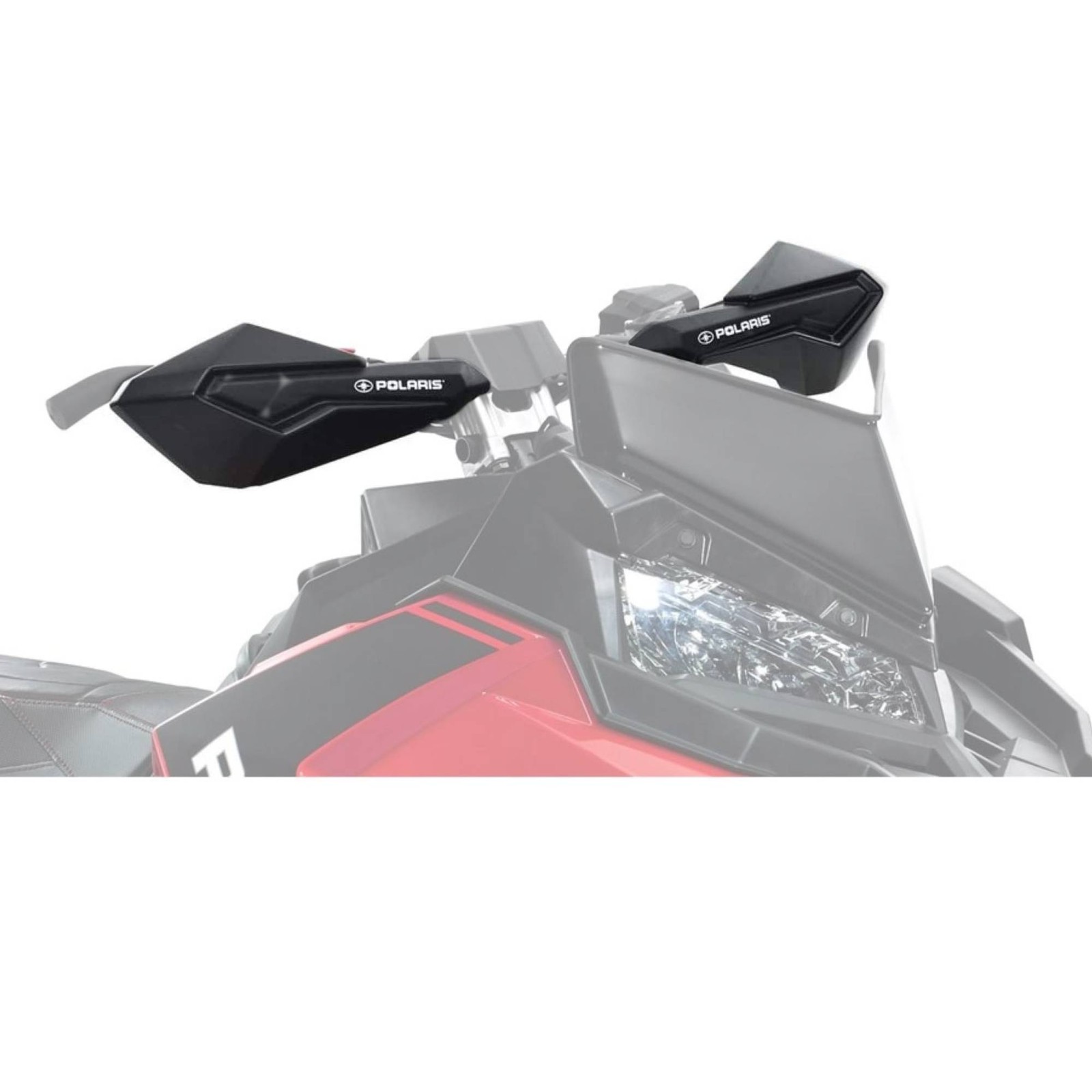 Polaris Snowmobile New OEM Hand Guards, Black, 2879192