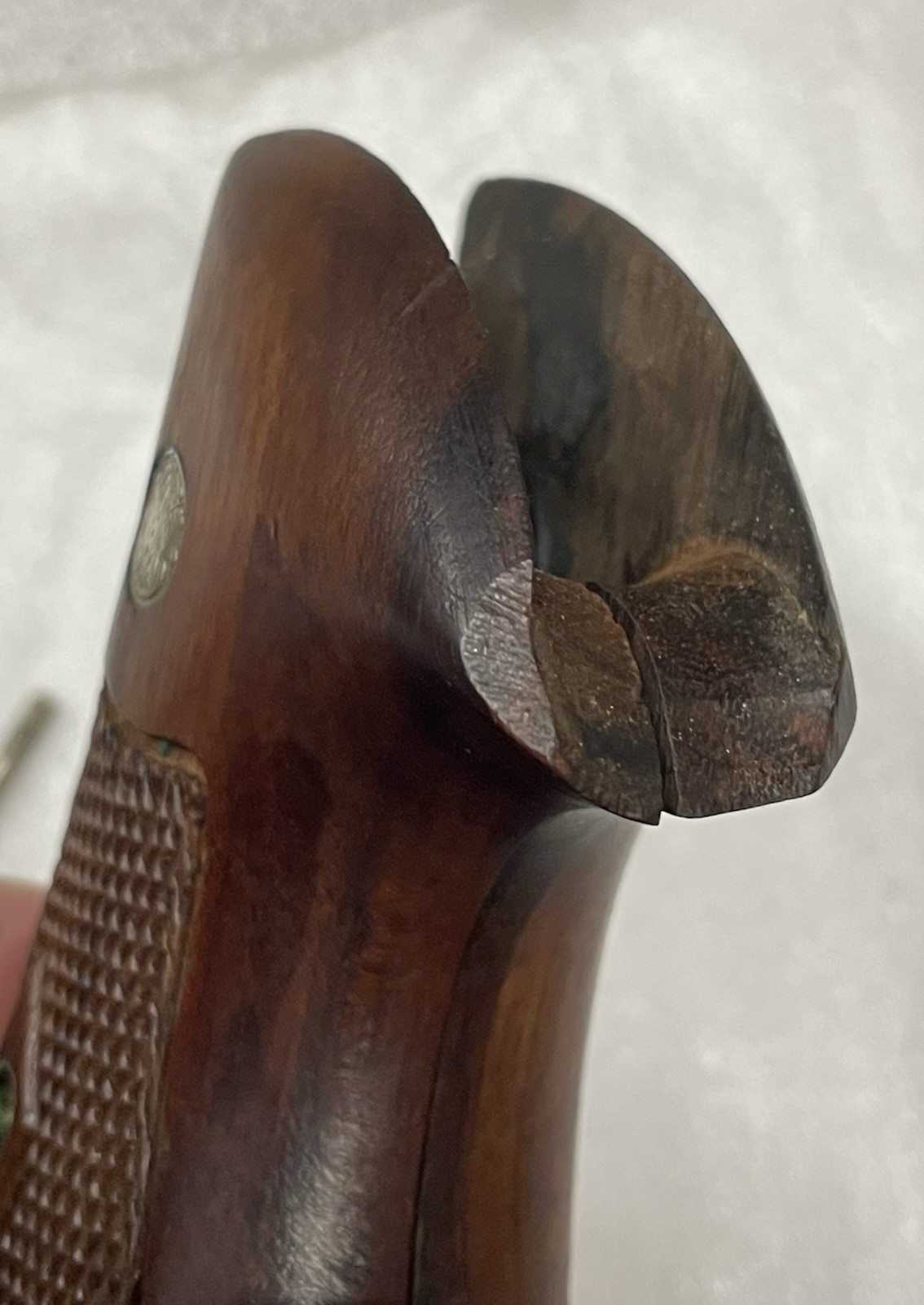 Vtg Smith & Wesson Early N Frame Square Butt Diamond Target Factory Grip