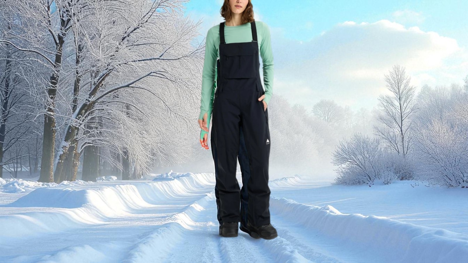 2026 Burton Women's Reserve 2L Stretch Short Bib Snowboard Pants 302661