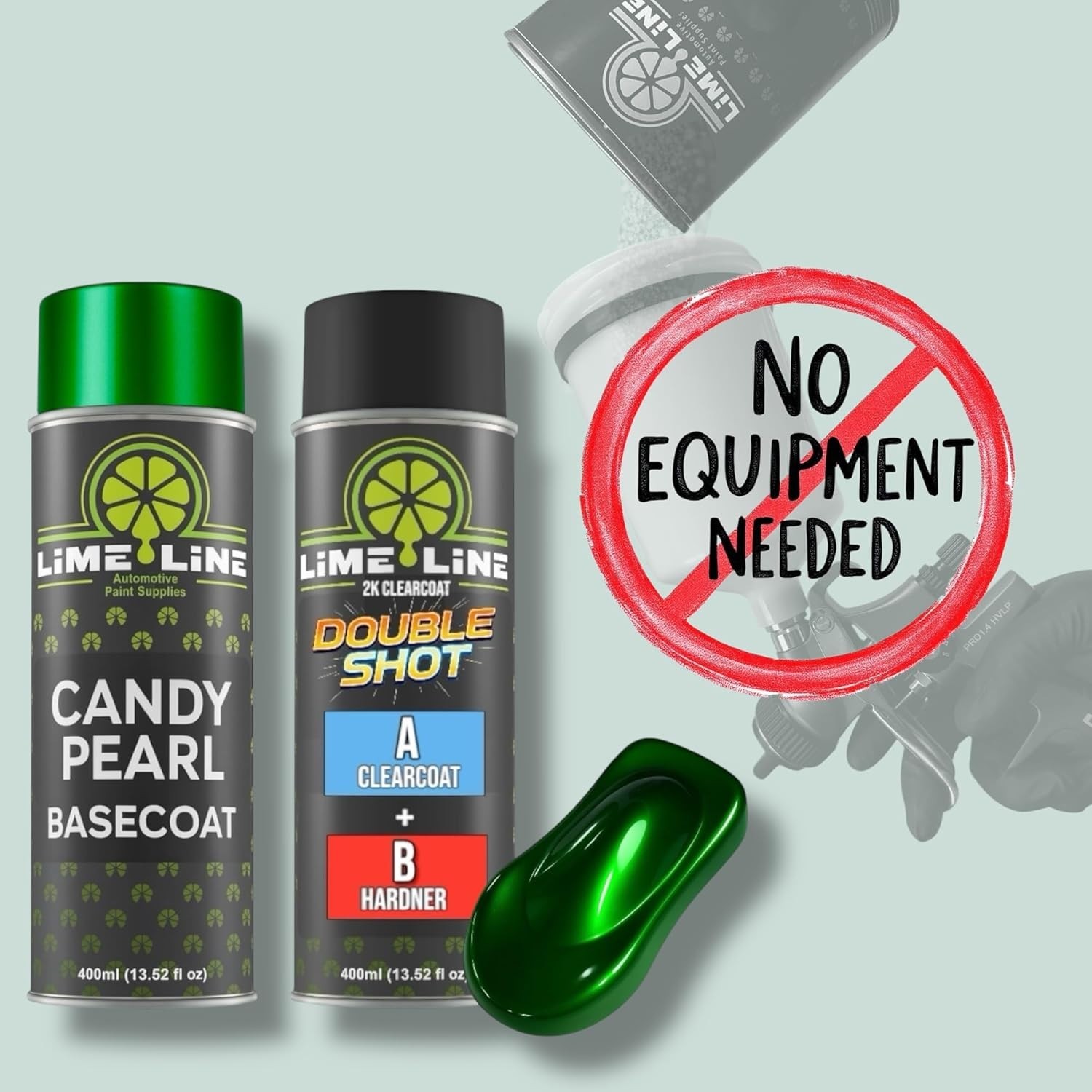 LiME LiNE Automotive Candy Pearl Basecoat - Grimace Purple Spray Paint - 13.5 Oz