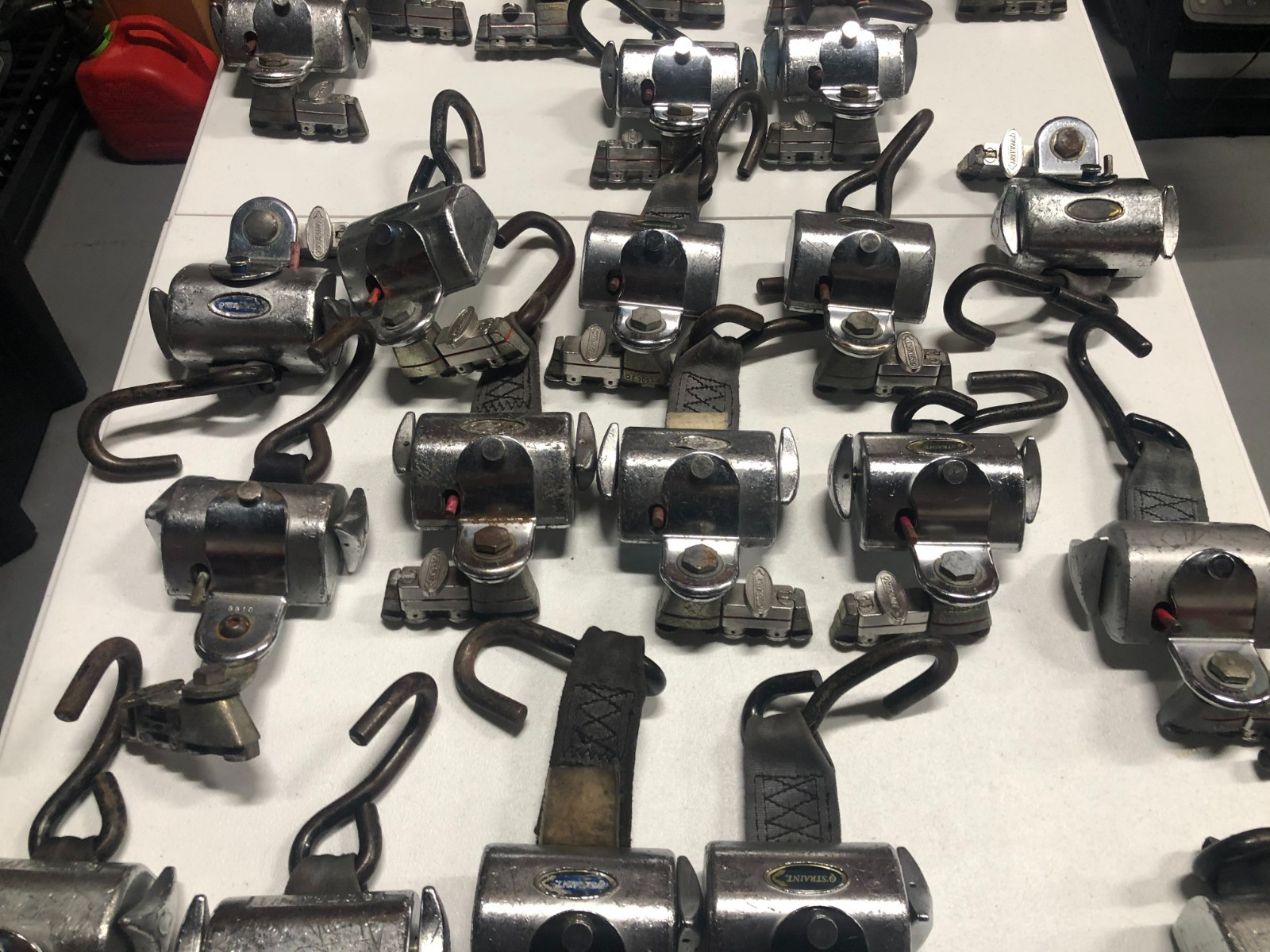 Q'Straint Wheelchair Securement tie Down Retractors.