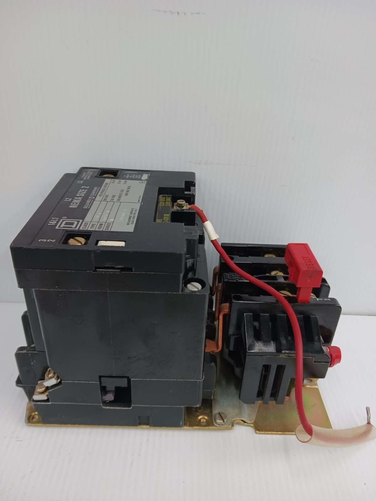 New Square D Size 2 Motor Starter 8536 SD01 Coil 120 V ac 25 HP