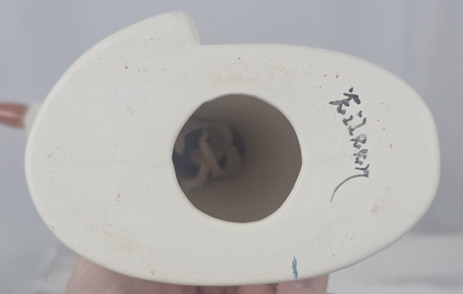 Rare! Vintage Navajo Clay Pottery Sculpture Harvest Prayer Figurine Signed 10"