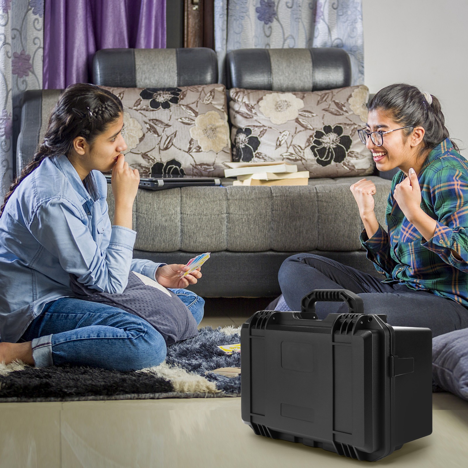 2 Row Trading Card Storage Case PSA Card Slab Box for 40+ Graded Ip65 Waterproof