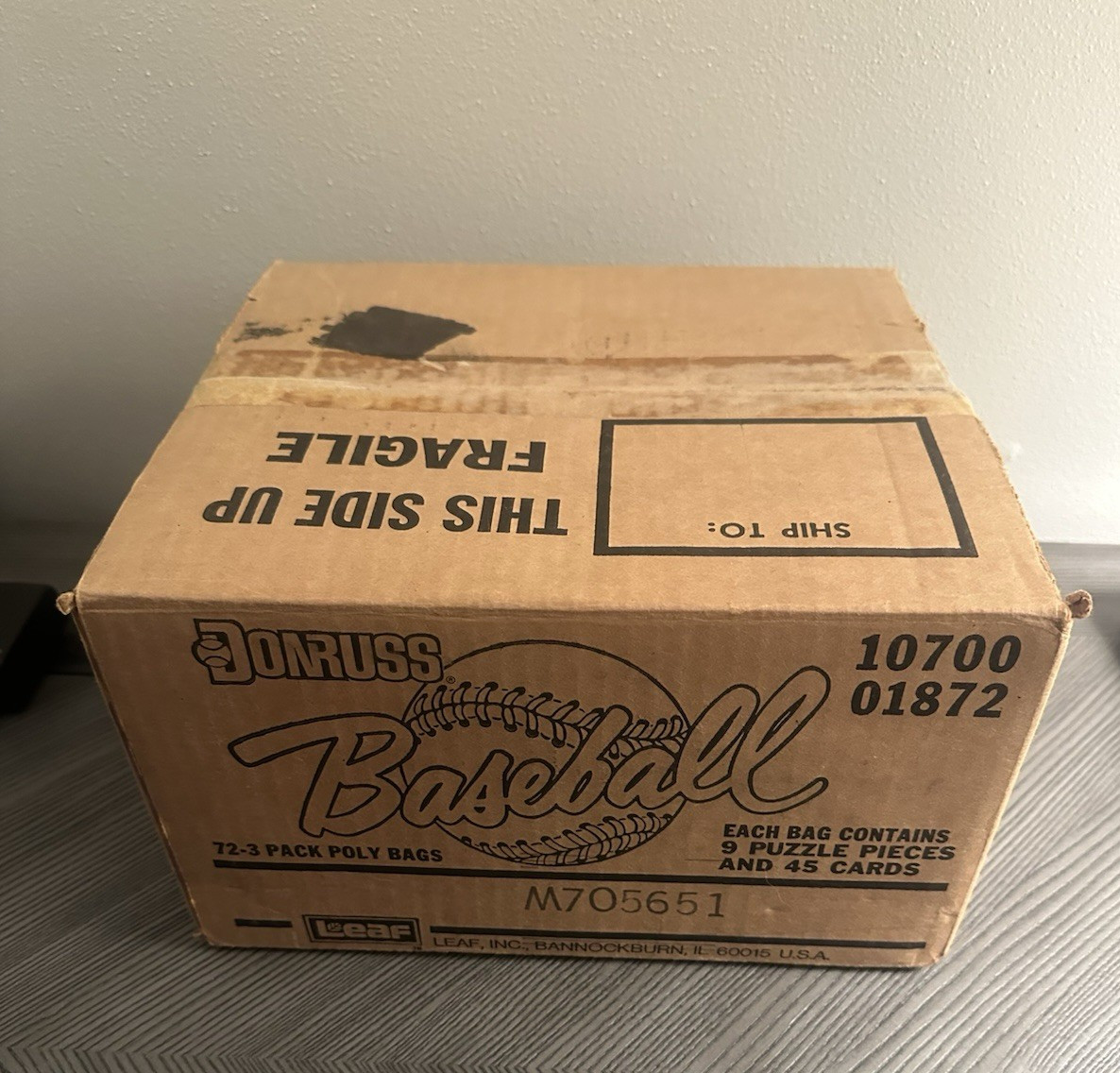 1987 Donruss Baseball Rack Packs - From an Unopened Case