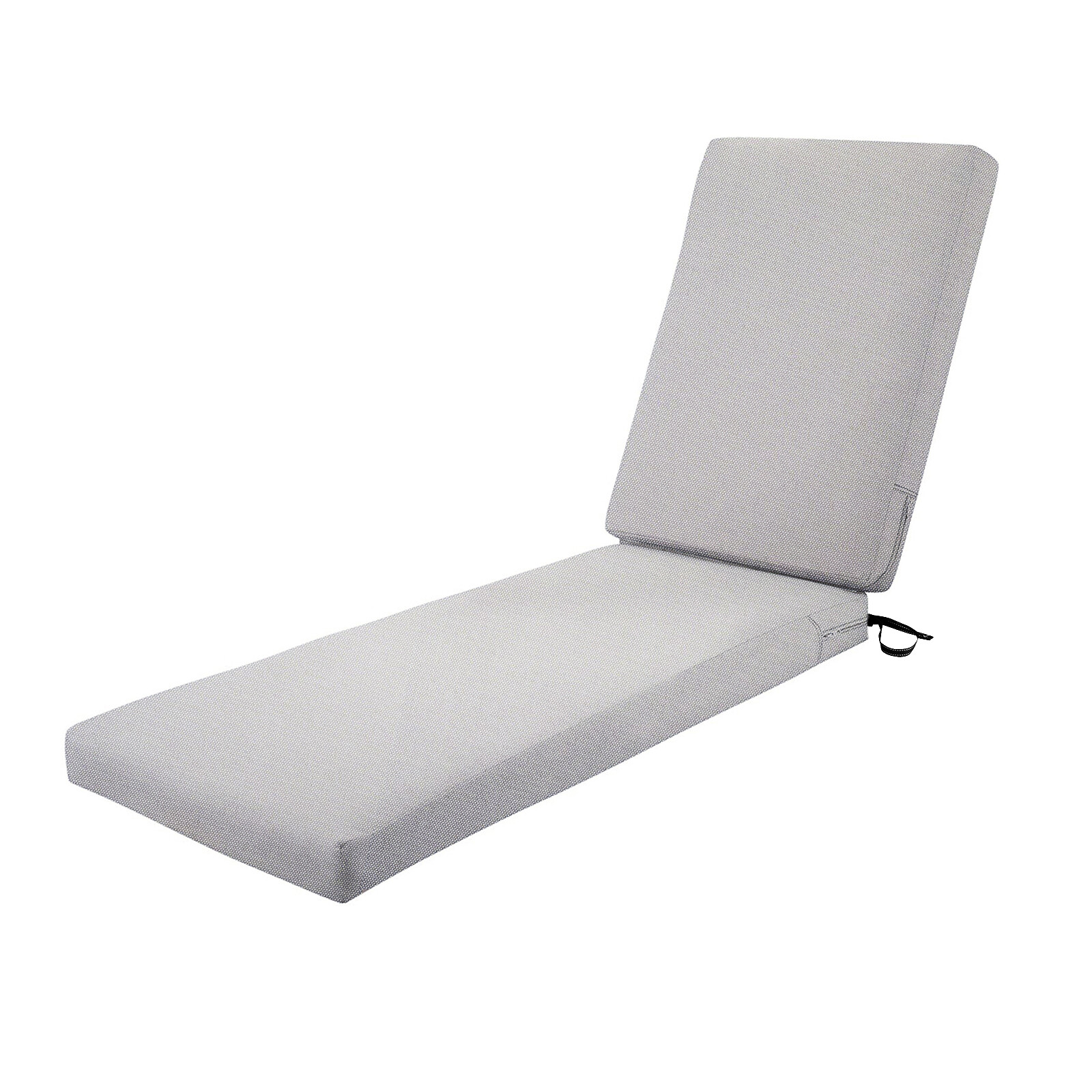 72"/80" Soft Sponge Chaise Lounge Chair Cushion w/Waterproof and Washable Cover