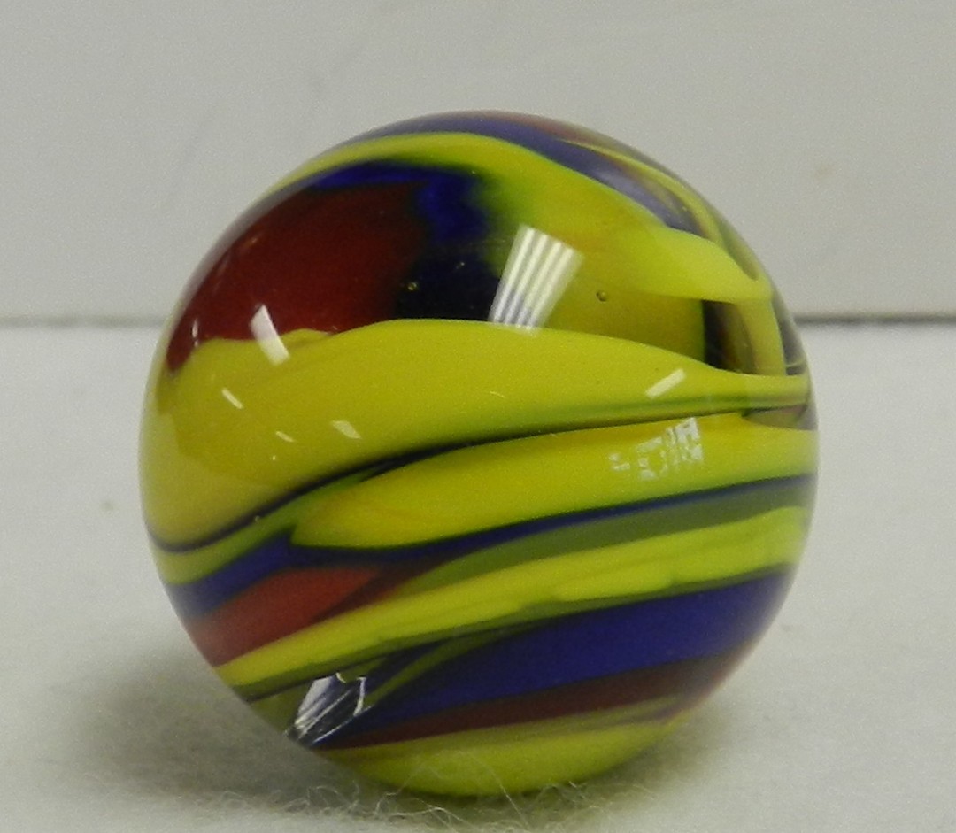 #20583m Handmade Contemporary Keith Baker Marble 1.06 Inches *Mint*