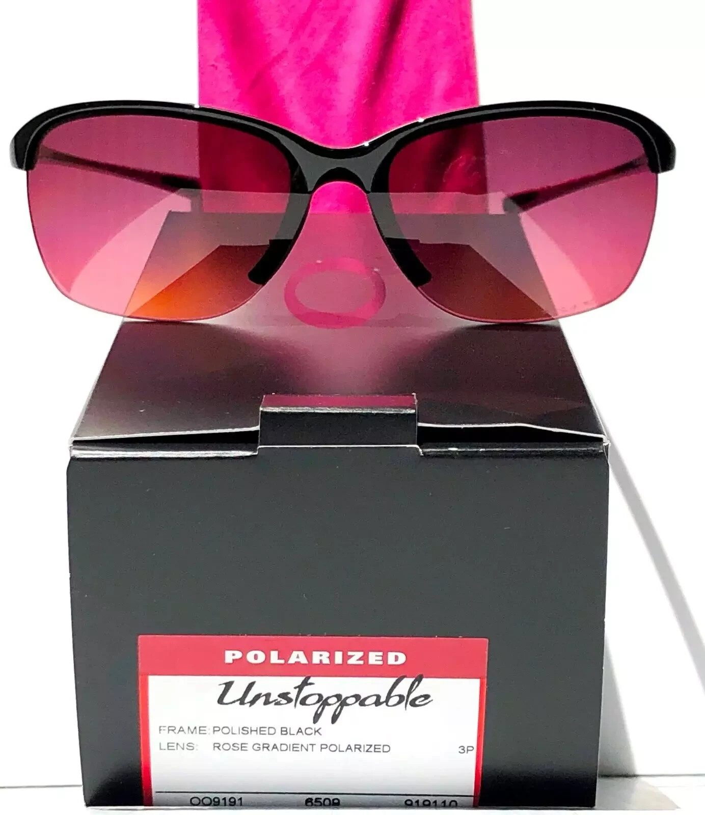 NEW Oakley UNSTOPPABLE BREAST CANCER Polarized Rose Gradient Lens Sunglass 9191