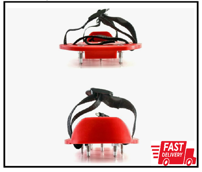 Gunite Spiked Shoes With 3/4” Short Spikes Perfect For Epoxy Floor, Overlays