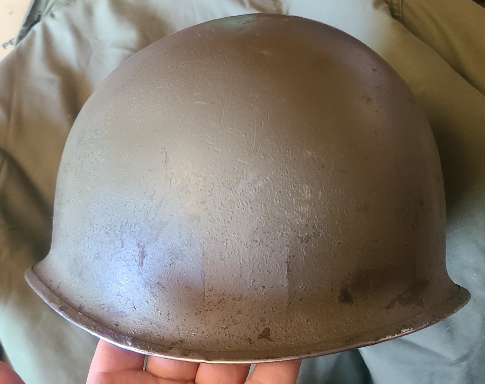 WW2 Fixed Bale Helmet - Original Relic - 220A Early War