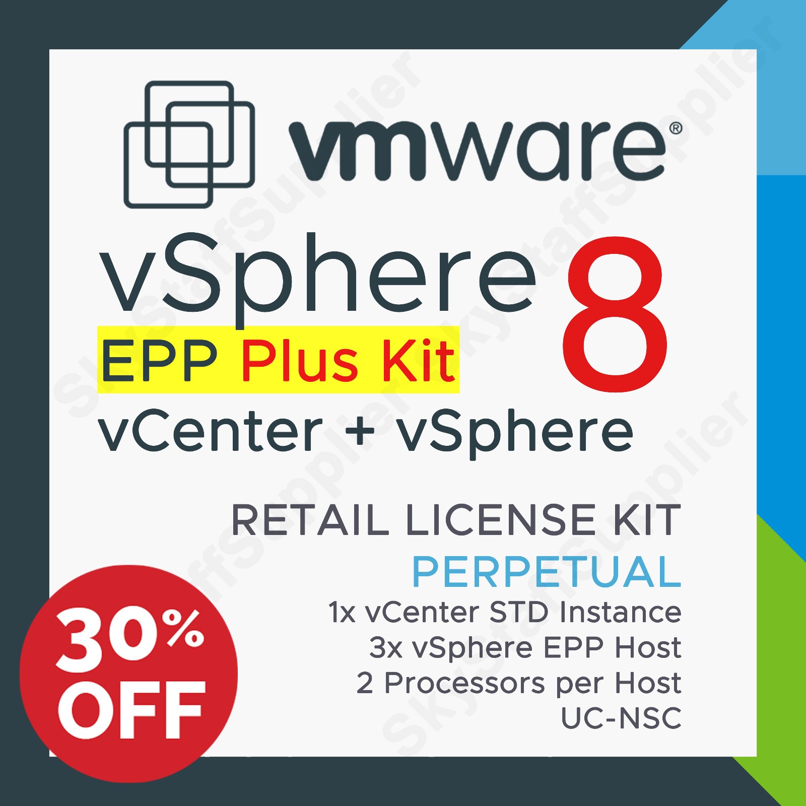 Vmware vSphere v. 8 ENTERPRISE Plus BUNDLE KIT vCenter STD + 3 Host vSphere EP