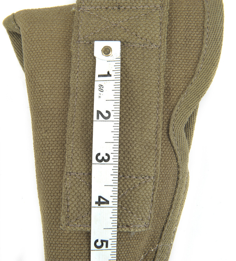 US WW2 M1916 Colt 1911 .45 Holster OD Cotton Webbing Experimental M1Holster