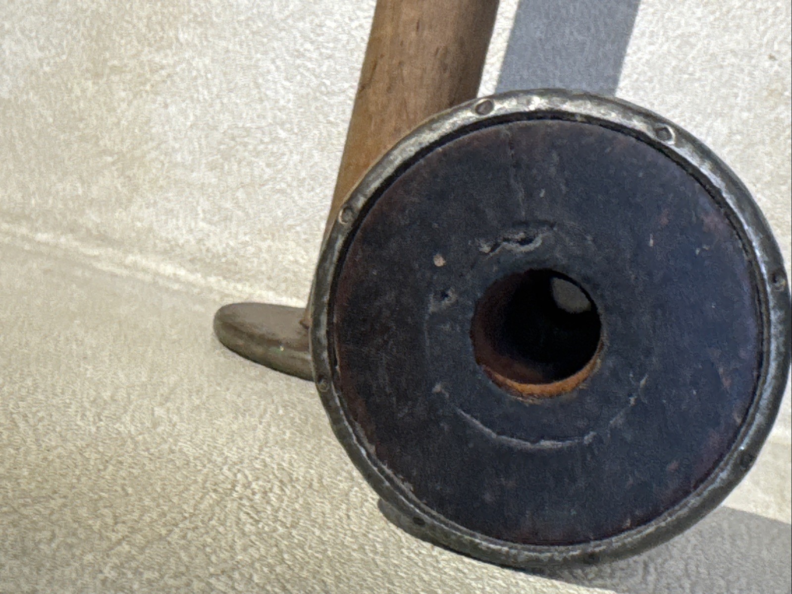 Vintage Wooden Textile Spools Bobbins Lot 2 Rustic Farmhouse 7” & 9"