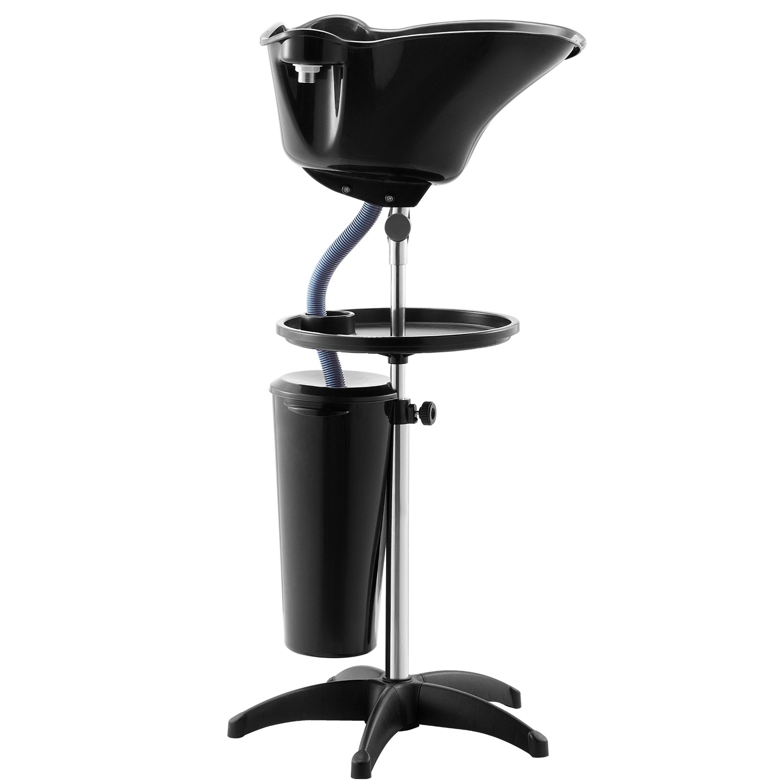 VEVOR Portable Shampoo Bowl Shower Head Bucket Drain Hose Adjustable Salon Sink