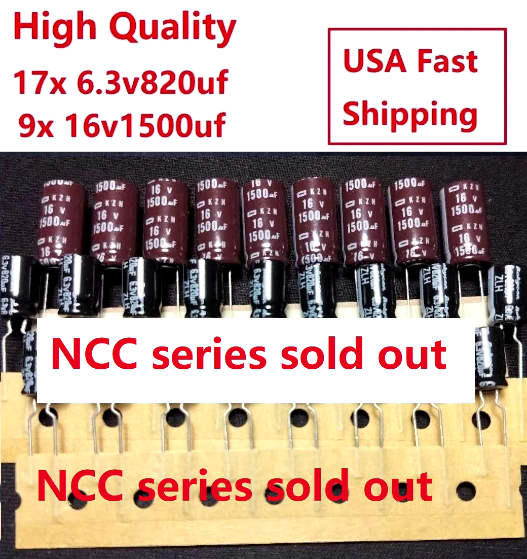 xbox 360 Motherboard Capacitor Repair complete kit HDMI 6.3v 820uf 16v 1500uf
