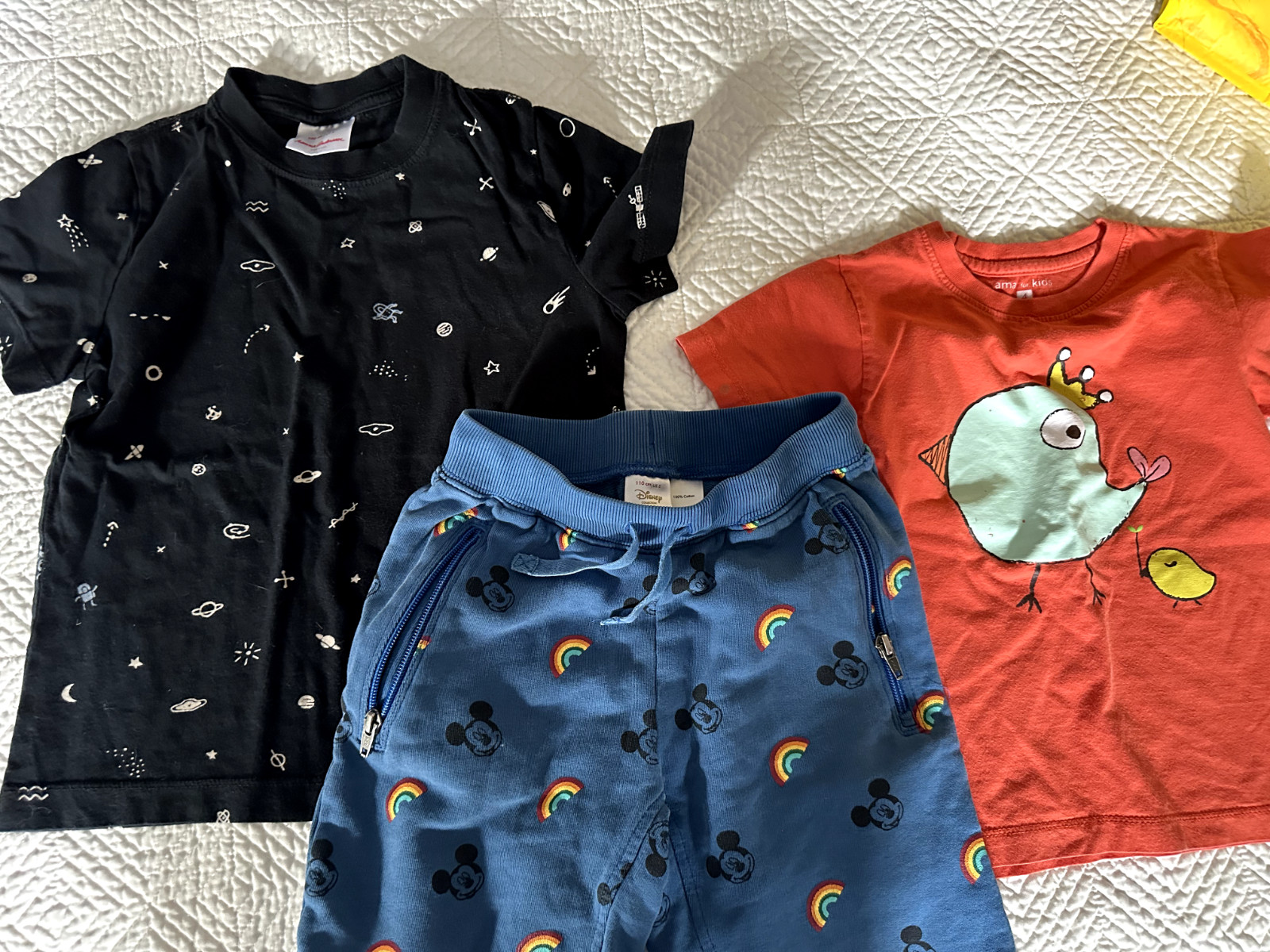 Hanna Andersson Bundle 4T Disney Space - Ama Kids - shirts shorts