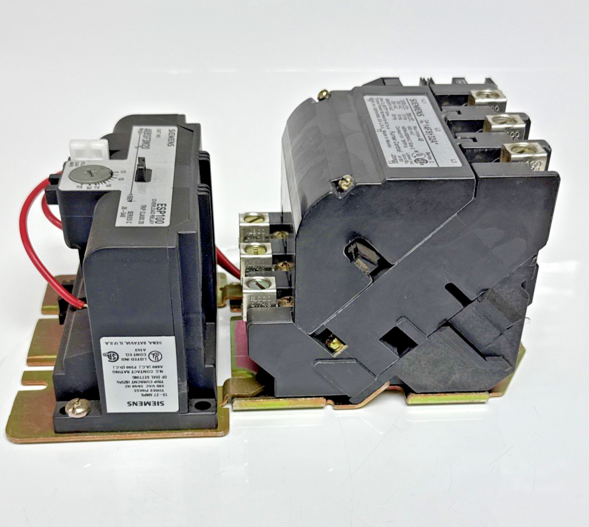 Siemens 14FSF32AA Size 2 Magnetic Starter 3P 3Ph ESP100 Overload 13–27A