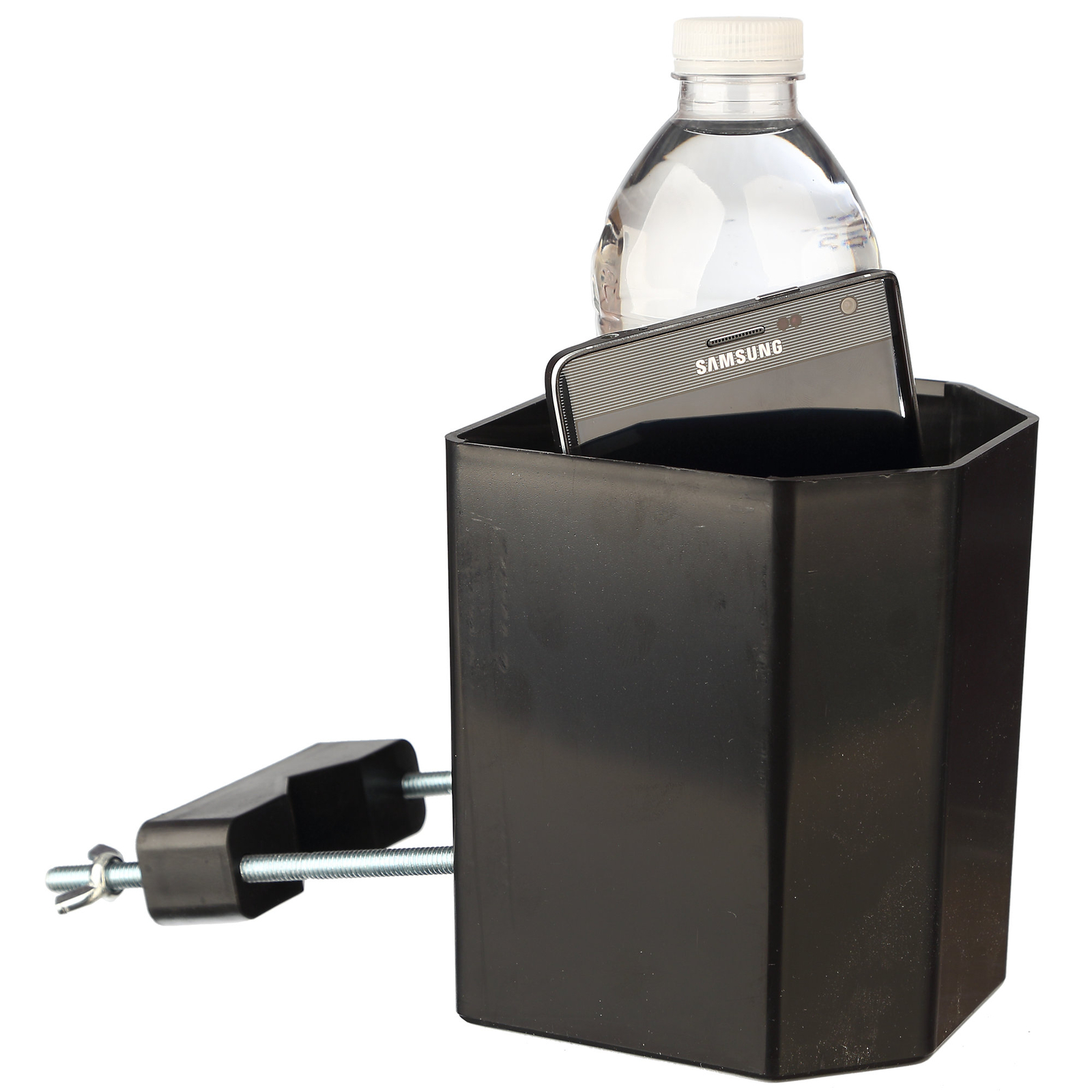 Gym Cardio Caddy - Holds Spray Bottles for Cleaners, Drinks, Keys, and More