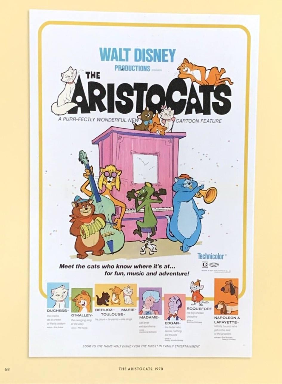 The Jungle Book 1967 Movie Poster Walt Disney Productions #0047