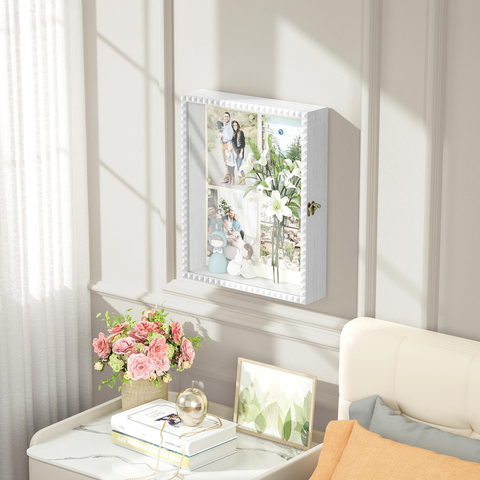 Shadow Box Frame 11x14 Deep Large Shadow Box Display Cases Wood Memory Box With