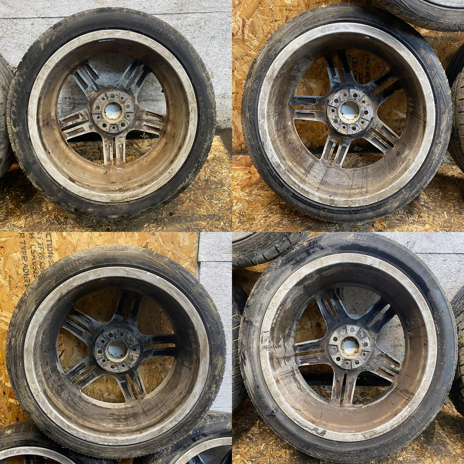 11-16 Bmw 528 535 550 F10 Wheel Rim Style 351 19X9j 5 Double Spoke Set Of 4 Oem