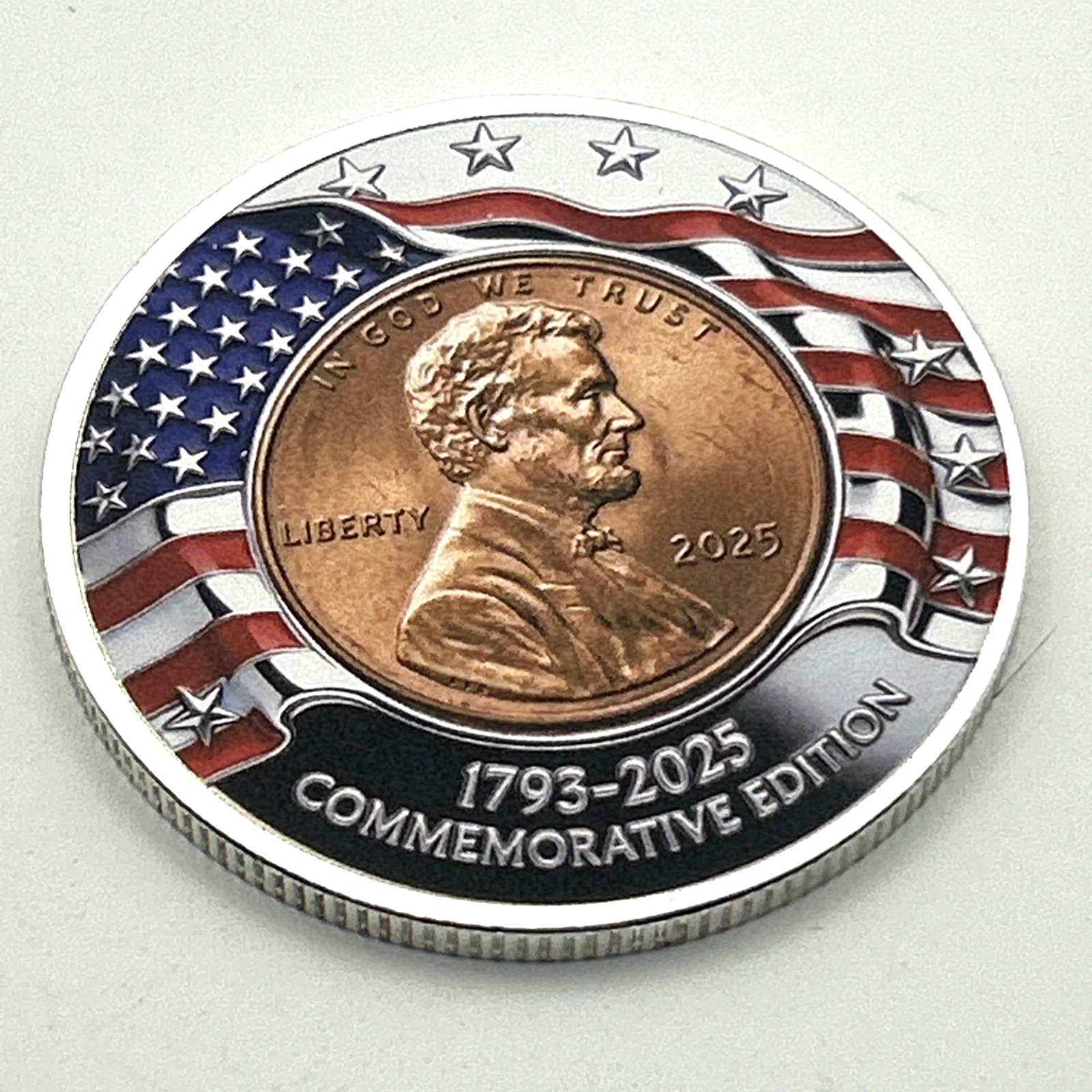 The Final Cent Tribute RIP 232 Years *Philadelphia Penny* (2D Flat) Coin Medal