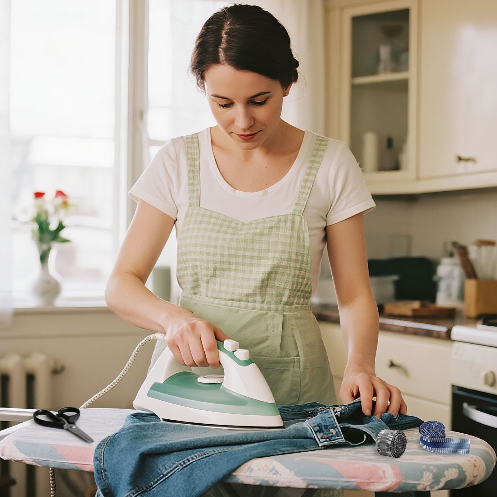 10 Iron-On Hemming Tape Fabric Fusing Strip for Clothing Repair