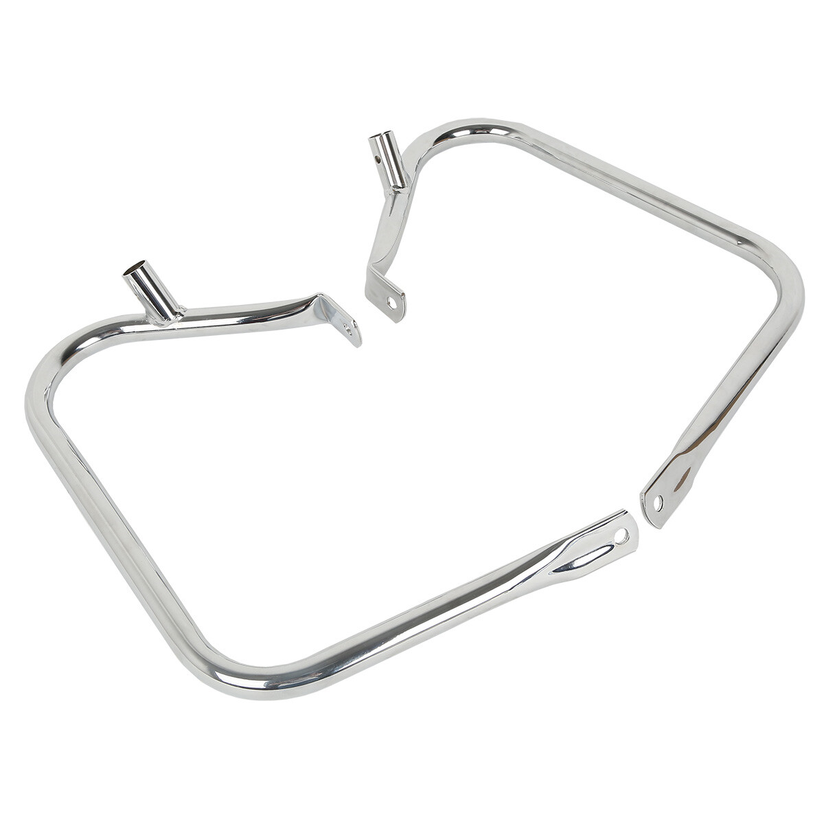Chrome Hard Saddlebag Guards Bracket Fit For Harley Electra Road Glide 1997-2013
