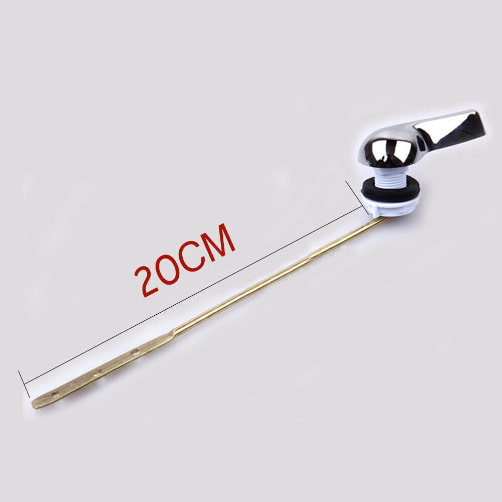 Universal Toilet Tank Flush Lever Chrome Toilet Wrench Handle Fit Most Toilet 1X