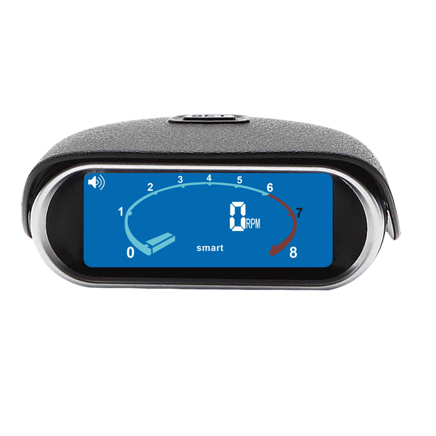 Horizontal LCD Digital Tachometer Gauge DC 9-36V Sunshade Waterproof -10~50°C
