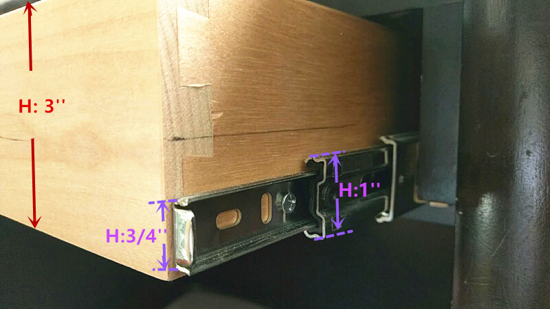 Cabinet Roll Out Tray Wood Pull Out Drawer, Kitchen Organizer Box, Pullout Tray