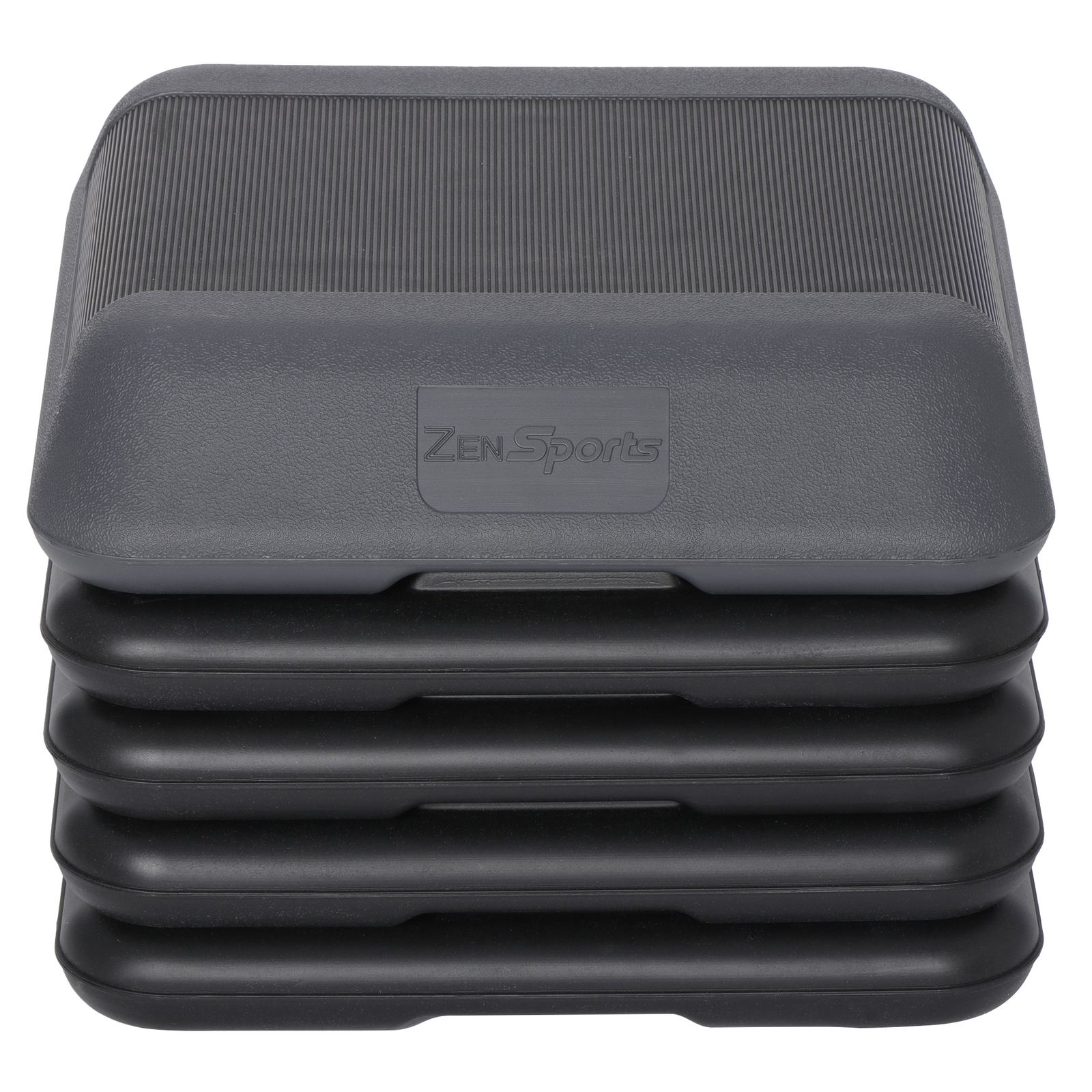 Adjustable Aerobic Step Exercise Platform Nonslip with 4 Risers Indoor Gym Home