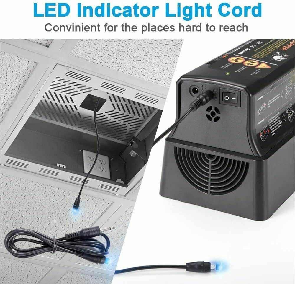 Electronic Mouse Trap Victor Control Rat Killer Pest Electric Rodent Zapper US