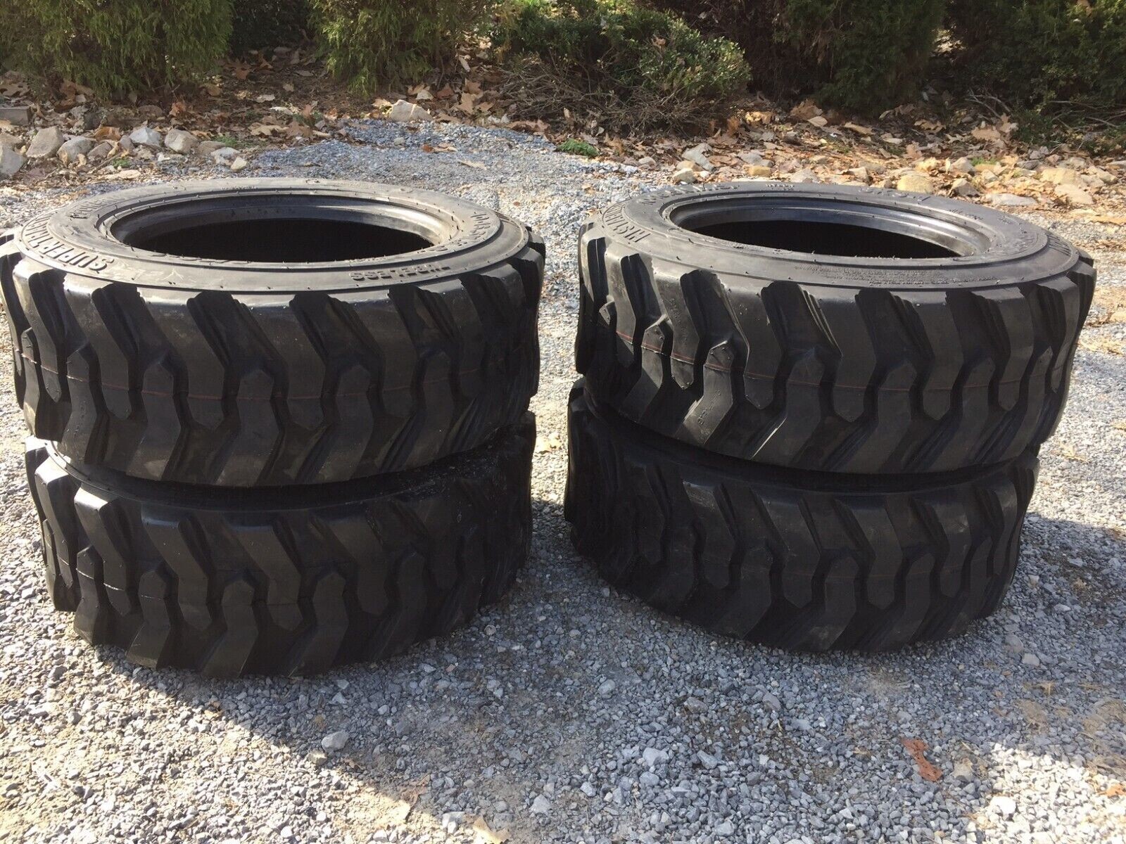 4 NEW 10-16.5 Forerunner SKS-1 Skid Steer Tires For Bobcat,CAT,John Deere -12 PR