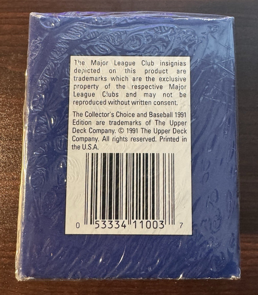 1991 Upper Deck Baseball Final Edition Set Pedro Martinez RC Sealed Mint!