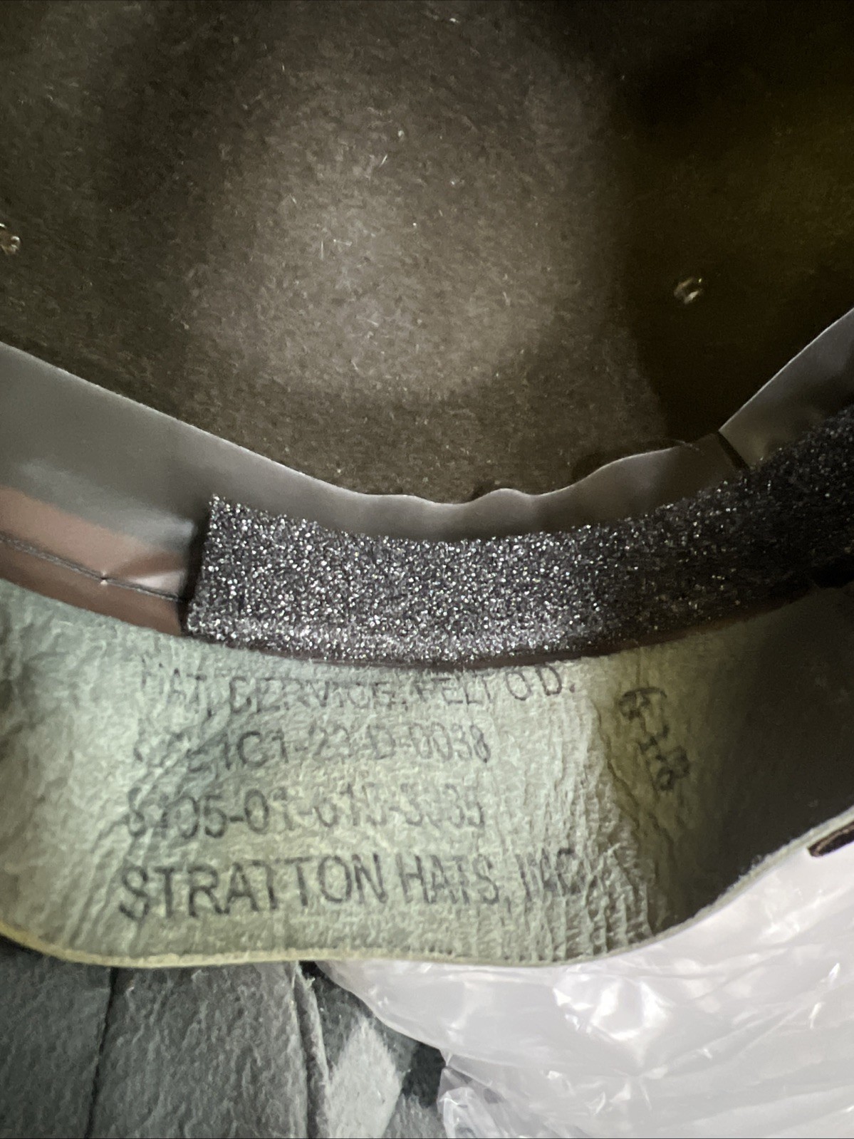 US Army Drill Instructor Sergeant Campaign Military Hat Stratton 6 1/8 NEW OD XS