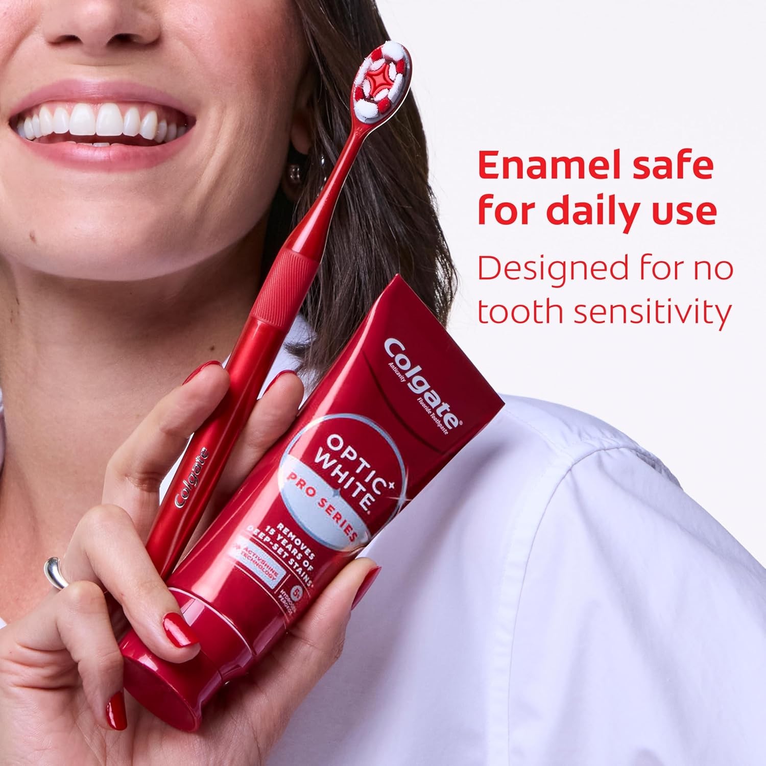 Colgate Optic White Pro Series High Impact White, 3 Pack, Teeth Whitening Toothp