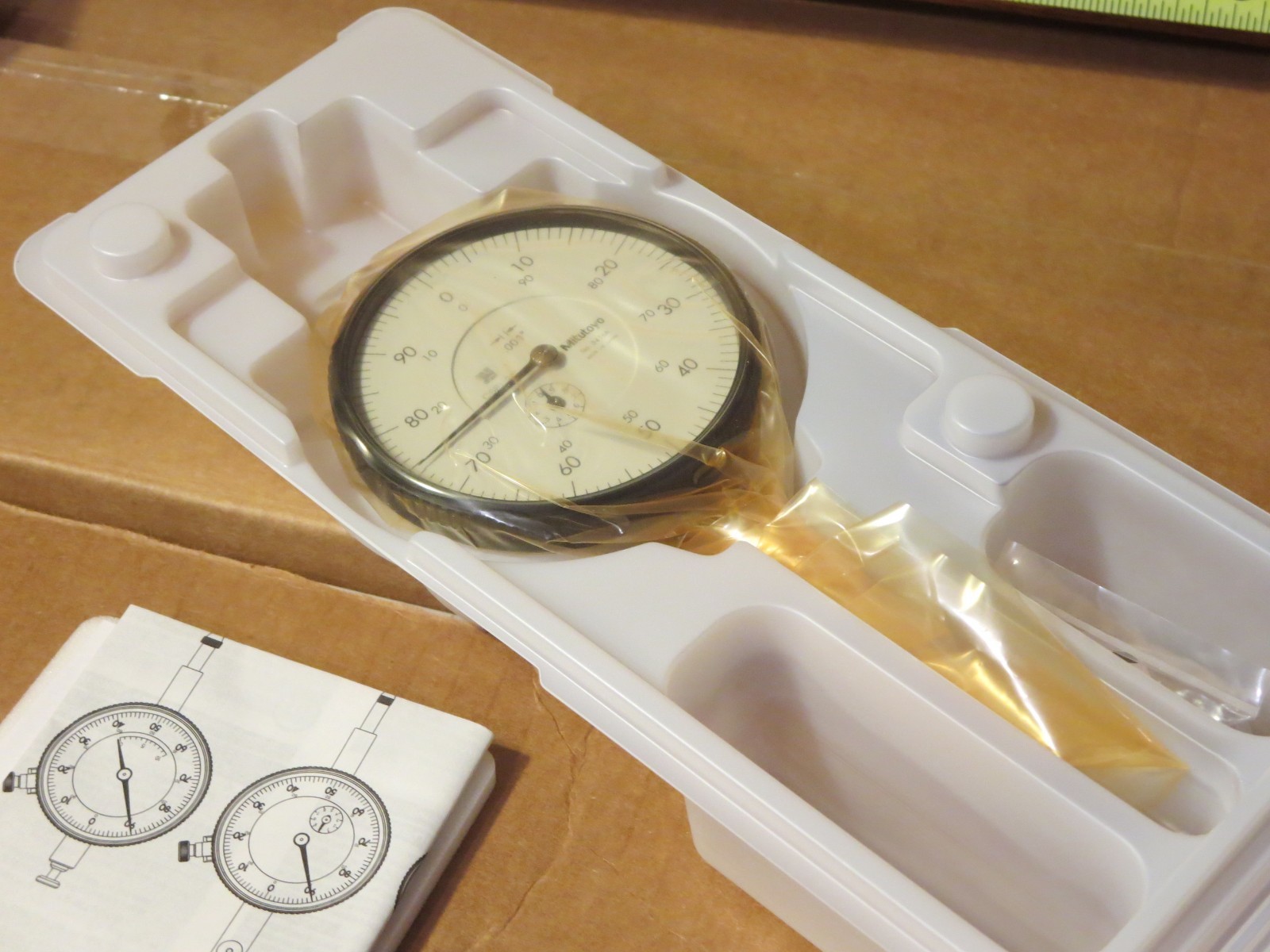 MITUTOYO # 3416A Dial Indicator .001 New w/factory packaging