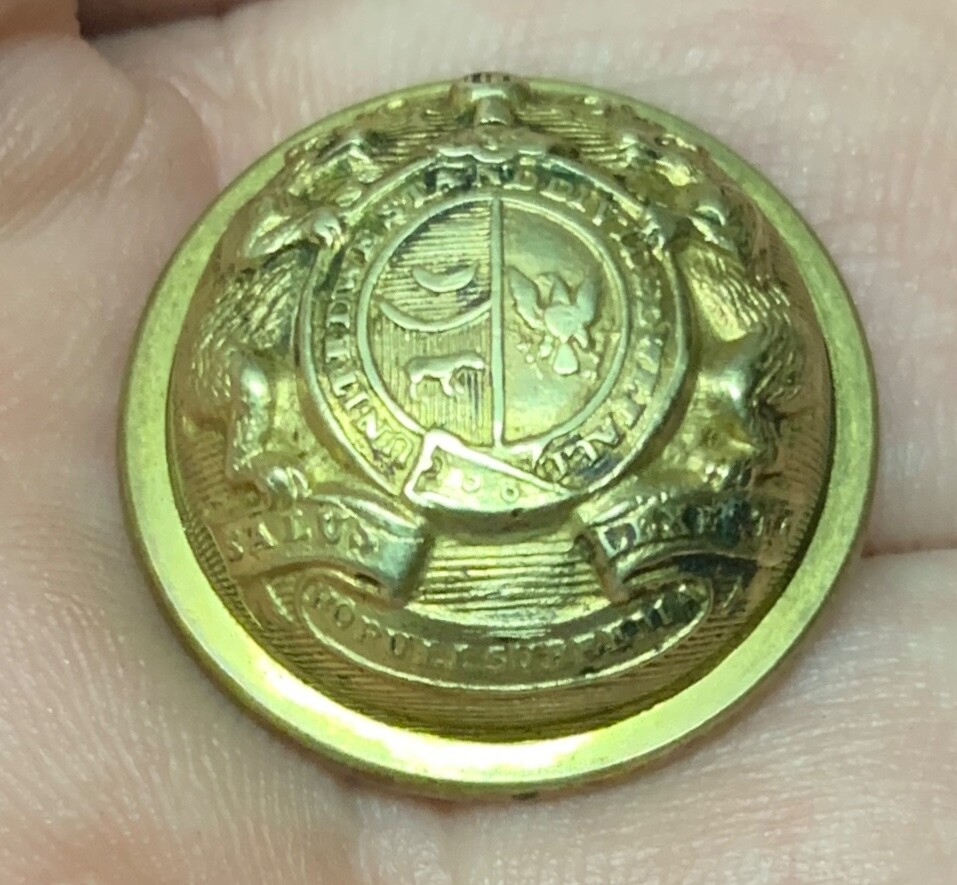 Missouri Militia Civil War Coat Button