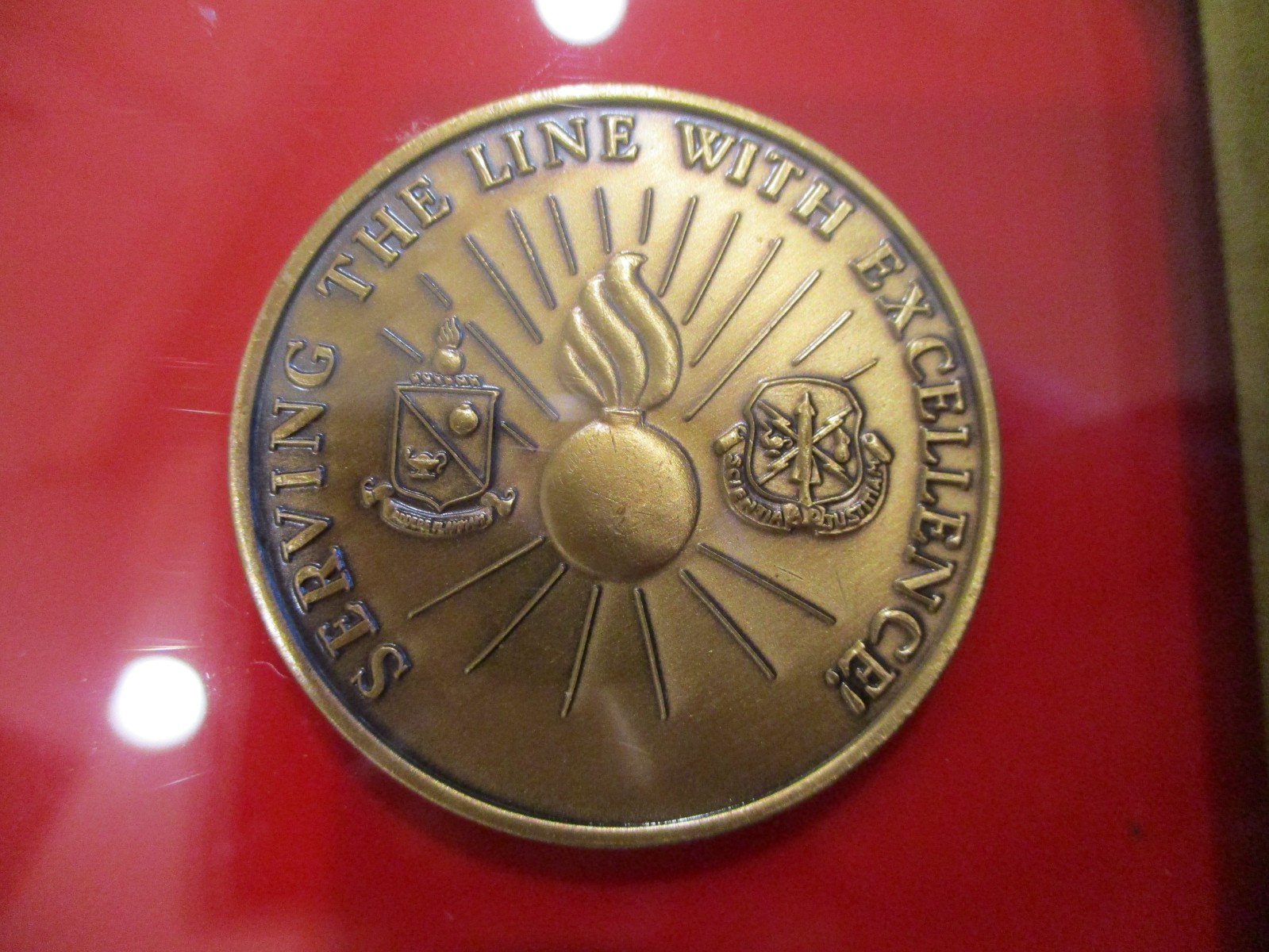 US ARMY-COMMANDER REDSTONE ARSENAL-ORDNANCE CORPS PLAQUE/AWARD/PINS-RET GENERAL