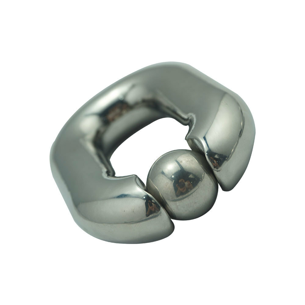 Men Oval Ball Stretcher Weight Stainless Steel Ball Stretching Weights 4 Sizes