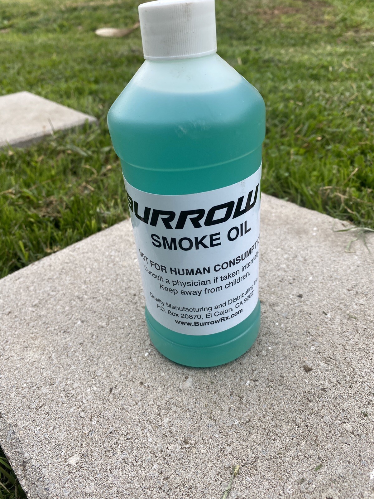 burrowRX gopher X Smoke oil