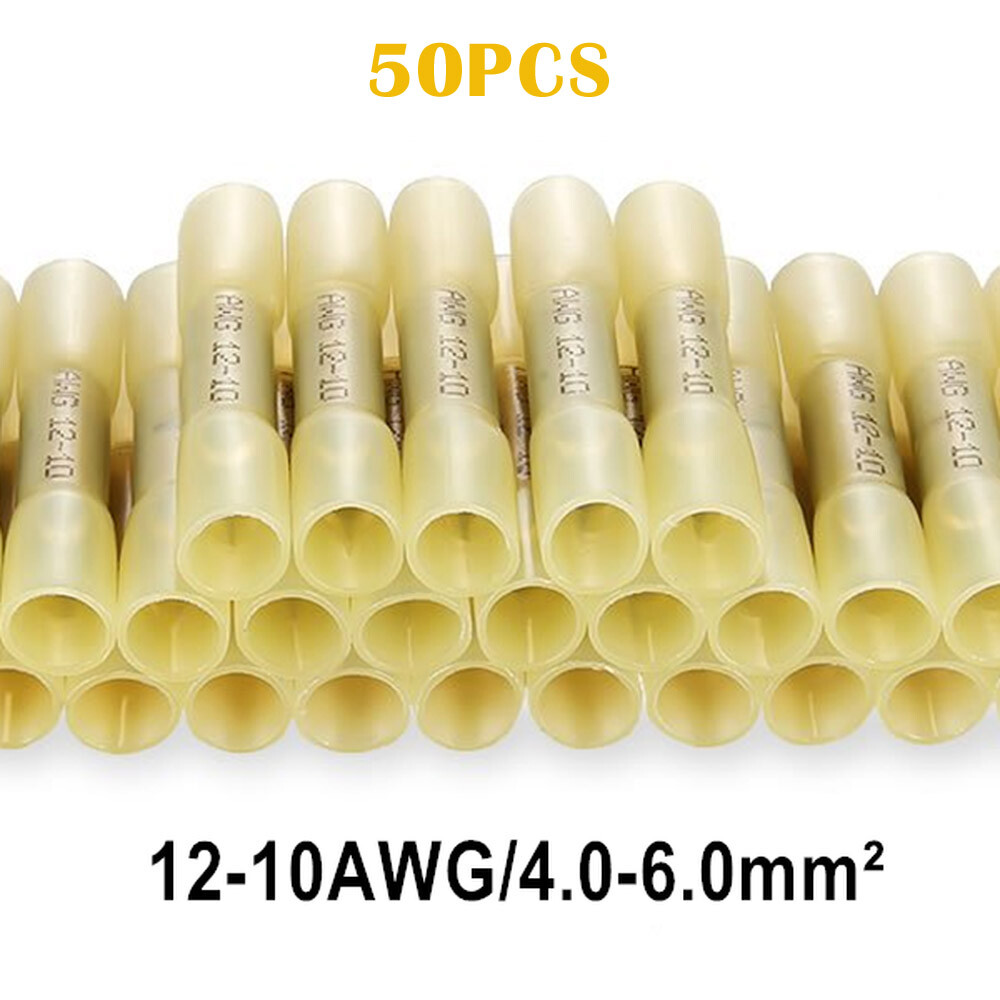 Heat Shrink Butt Splice Wire Connector Insulated Waterproof Crimp Terminals kits