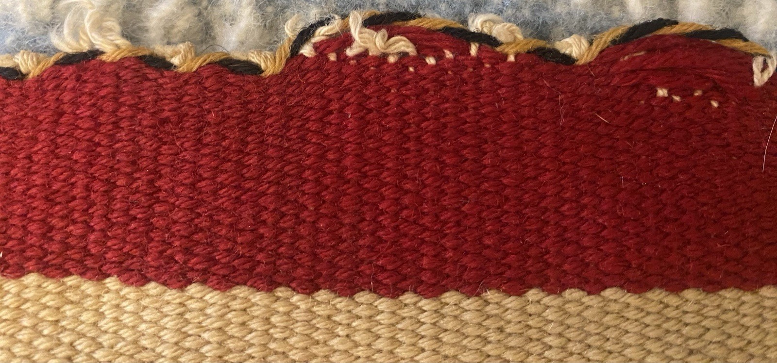 Germantown Navajo Pillow Square First Quarter 20th Century 17-1/2” x 17-1/2”