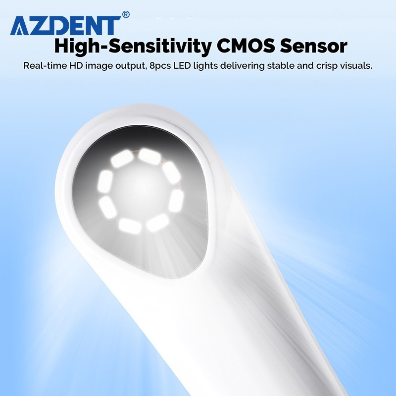 Dental HD USB Intraoral Camera Imaging Intra Oral Endoscope 8 LED 1440P